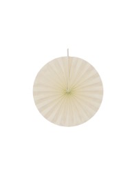 SET OF 4 IVORY FANS DIA 20CM