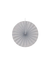 SET OF 4 GREY FANS DIA 20CM