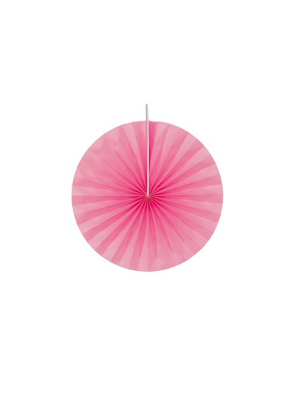 SET 4 EVENTAILS ROSE VIF DIA 20CM