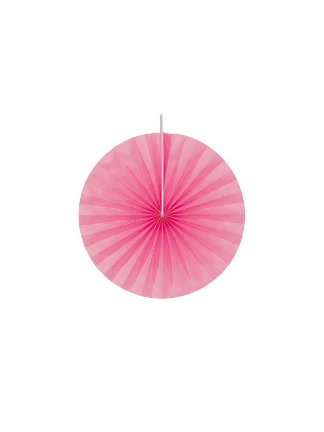 SET 4 EVENTAILS ROSE VIF DIA 20CM