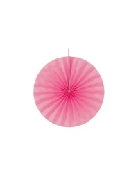 SET 4 EVENTAILS ROSE VIF DIA 20CM