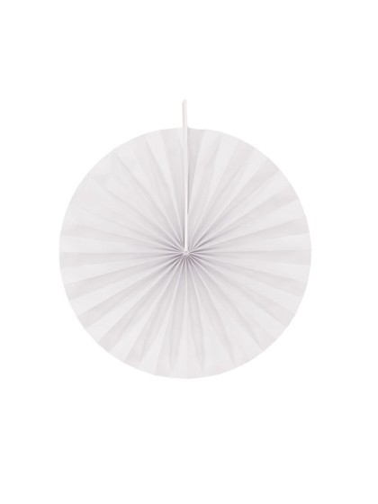 SET 4 EVENTAILS BLANC DIA 40CM