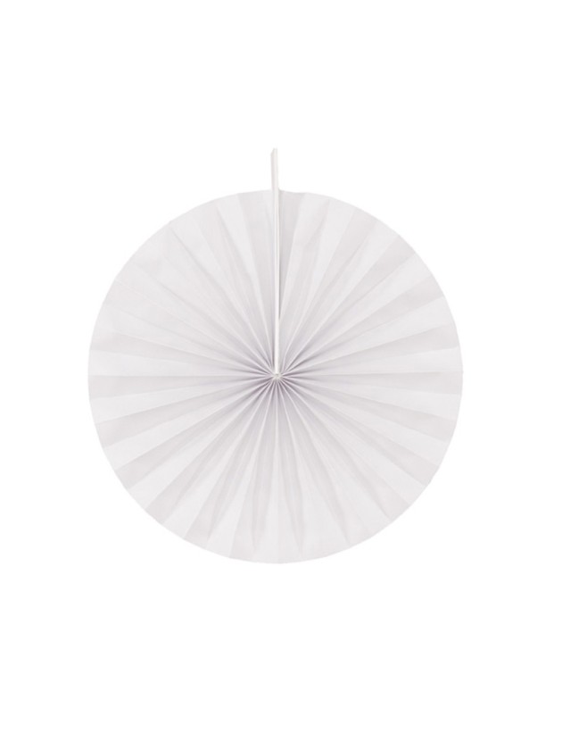 SET 4 EVENTAILS BLANC DIA 40CM