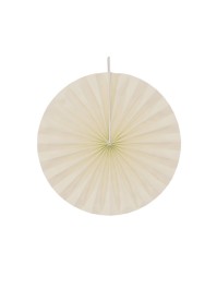 SET OF 4 IVORY FANS DIA 40CM