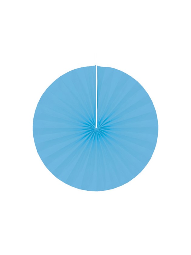 SET 4 EVENTAILS TURQUOISE DIA 40CM