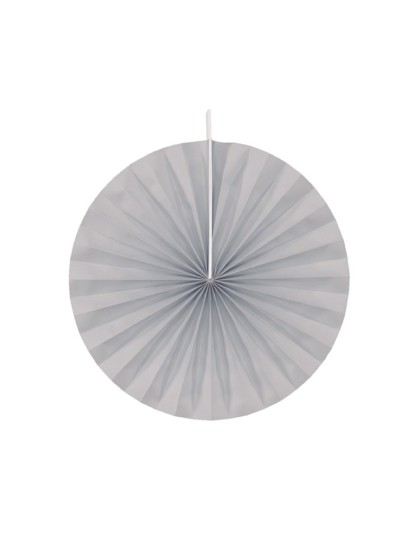 SET OF 4 GREY FANS DIA 40CM