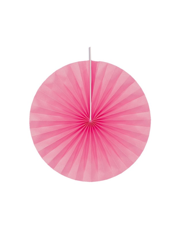 SET OF 4 DARK PINK FANS DIA 40CM