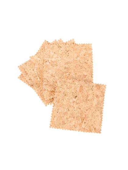SET 12 CORK SQUARES 10CM X 10CM