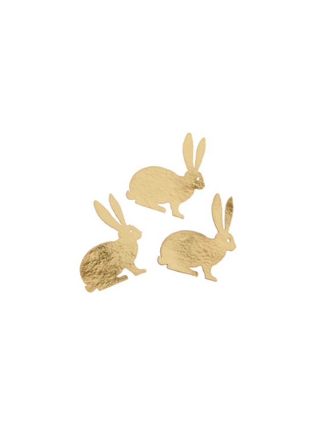 SET 8 PAPER RABBITS 3CM X 3.5CM