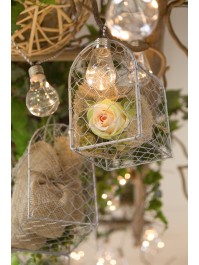 SET 3 DARK GREY METAL CAGES 16CM X 13CM X 20CM/13.5CM X 11.5CM X 17CM/11.5CM X 10CM X 14CM