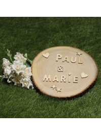 BAG OF 120PCS WOODEN ADHESIVE LETTERS AND NUMBERS 3CM X 2CM