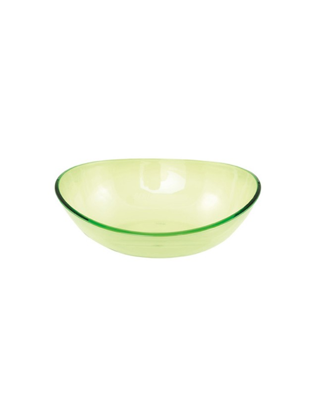 MINI LIME GREEN SALAD BOWL 18.4CM X 13.9CM X 7.5CM