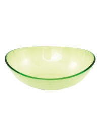 GRAND SALADIER APERO COCKTAIL PS VERT LIME -2.5L 30CM X 23.5CM X 11CM