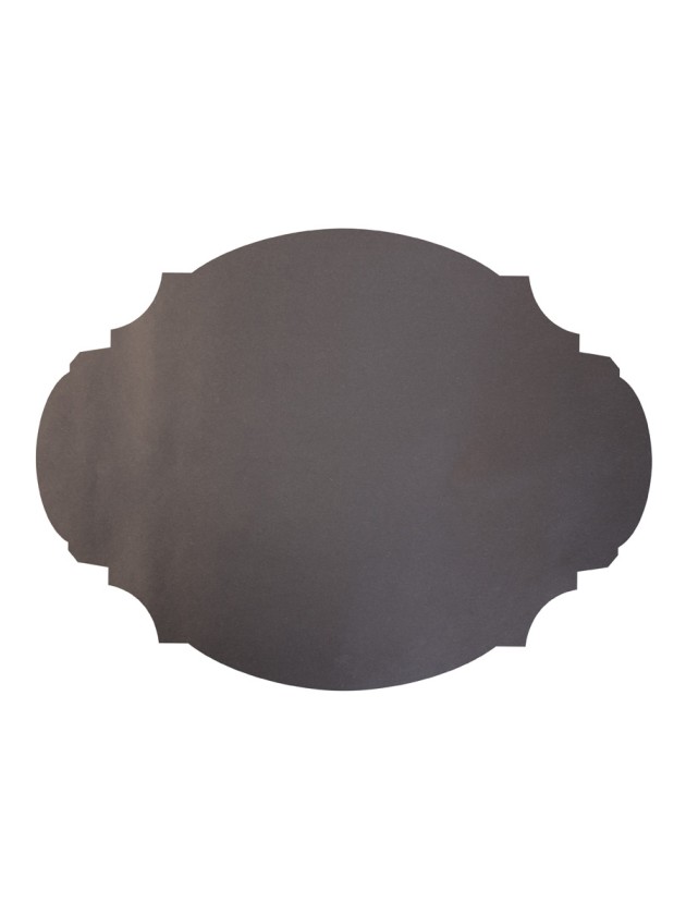 SET 12 PLACEMATS KRAFT CHALKBOARD 40CM X 30CM