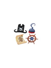 SACHET 16 CONFETTI DE TABLE PIRATES 