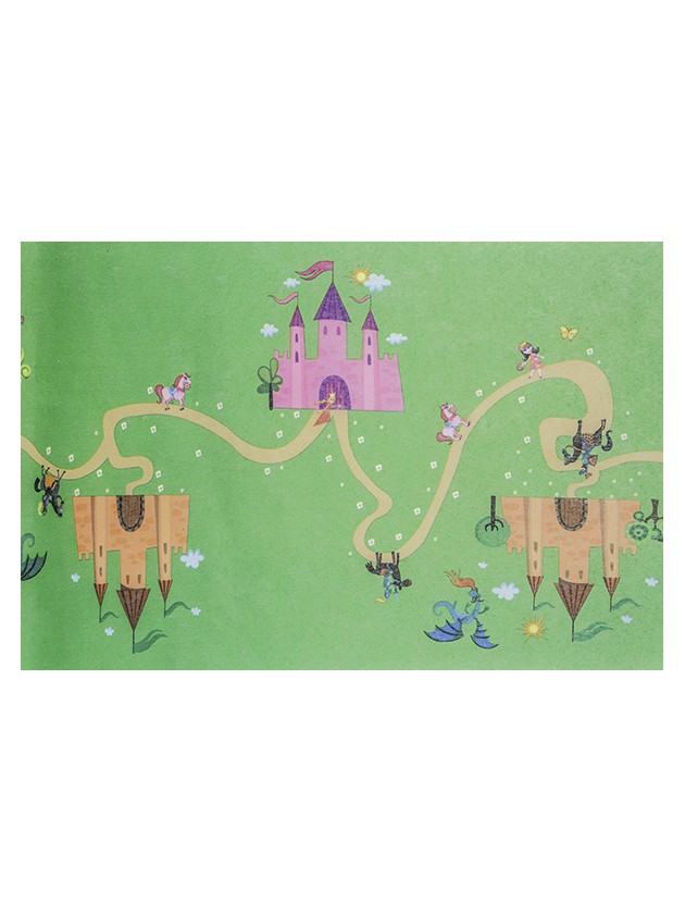 CHEMIN DE TABLE PRINCESSE ET CHEVALIER 30CM X 5M