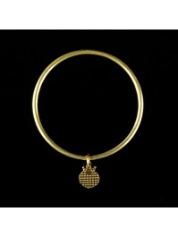 CIRCLE EARRINGS 6,5CM DIA,24PCS. 