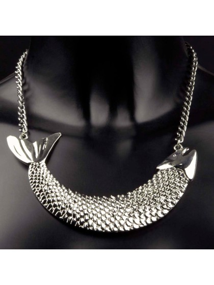 NECKLACE MERMAID SILVER 