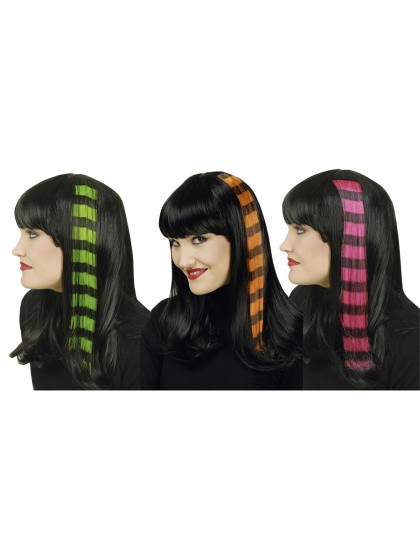 EXTENSION DE CHEVEUX FLUO 3 COL ASS 