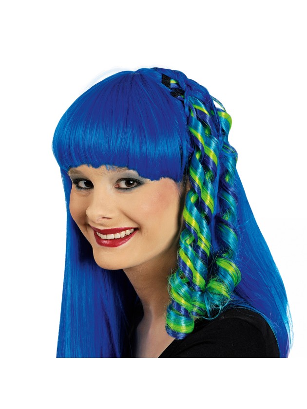 EXTENSION BOUCLEE BLEU VERT TURQUOISE 