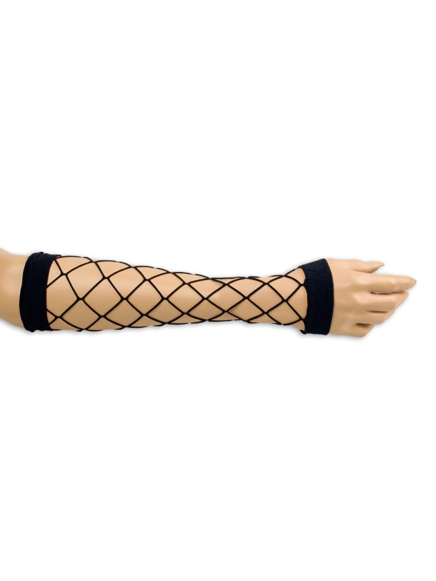 NET GLOVES NO FINGER BLACK ONE SIZE