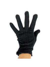GANTS EN COTON NOIR HOMME TU