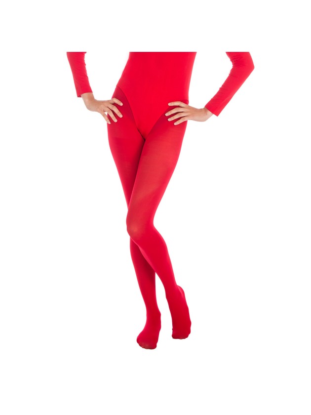 COLLANT 60 DENIER ROUGE S-M