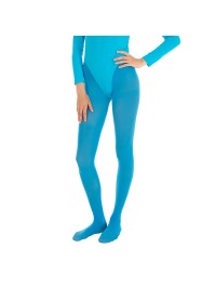 COLLANT 60 DENIER TURQUOISE L-XL