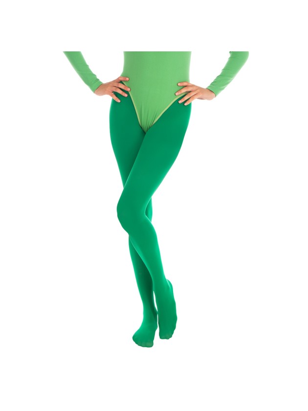 TIGHTS NON-TRANSPARENT 60DEN GREEN XXL-XXXL