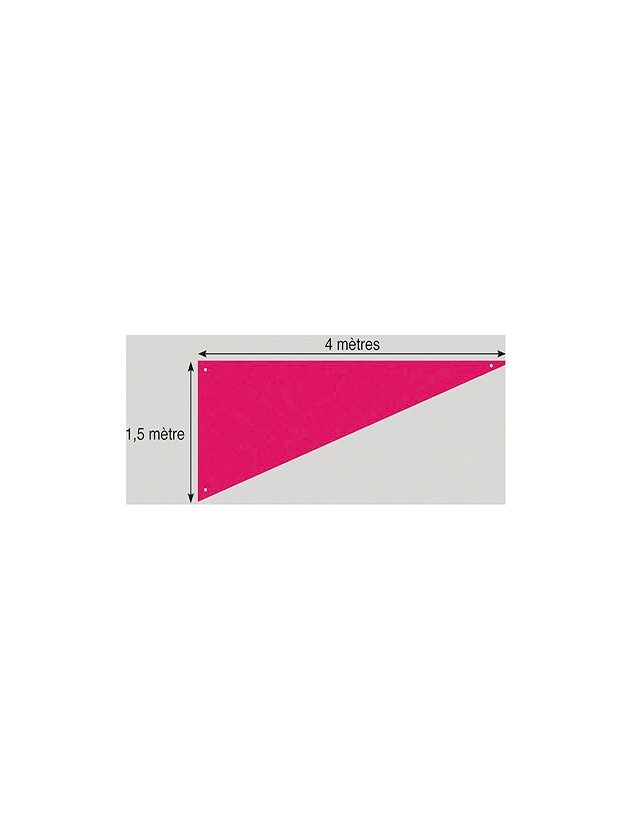 TENTURE TRIANGLE FUCHSIA 