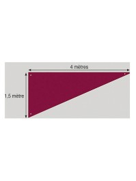 BURGUNDY TRIANGLE DRAPE 