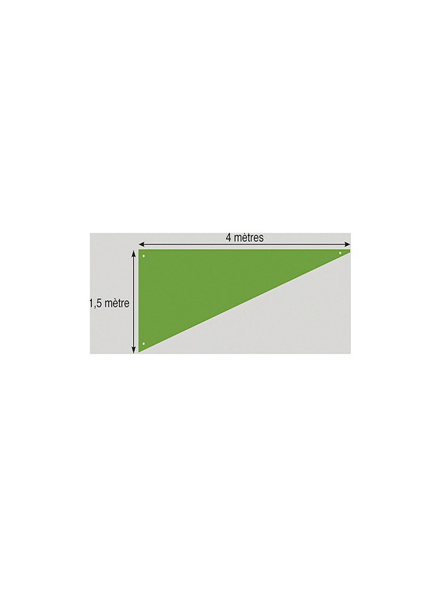 LIME GREEN TRIANGLE DRAPE 