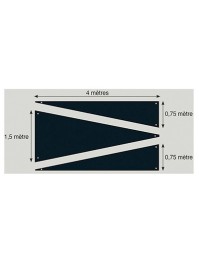 SET 3 TENTURES TRIANGLE NOIR 