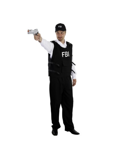 AGENT FBI ADULTE 4 PIECES XL