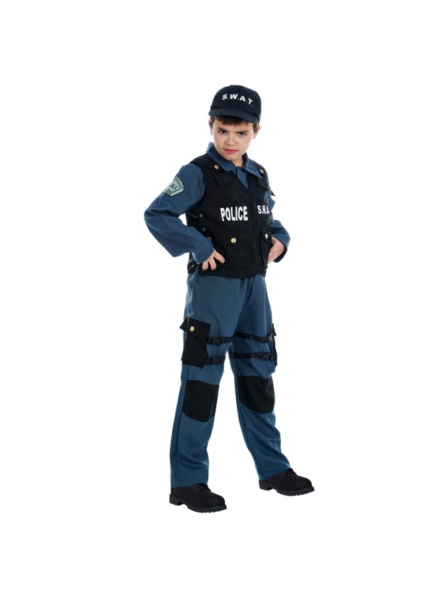 SWAT AGENT 5 PIECES 128CM