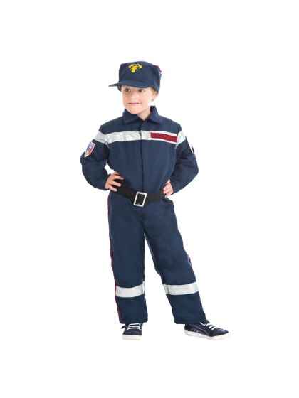 POMPIER ENFANT 2 PIECES 128CM