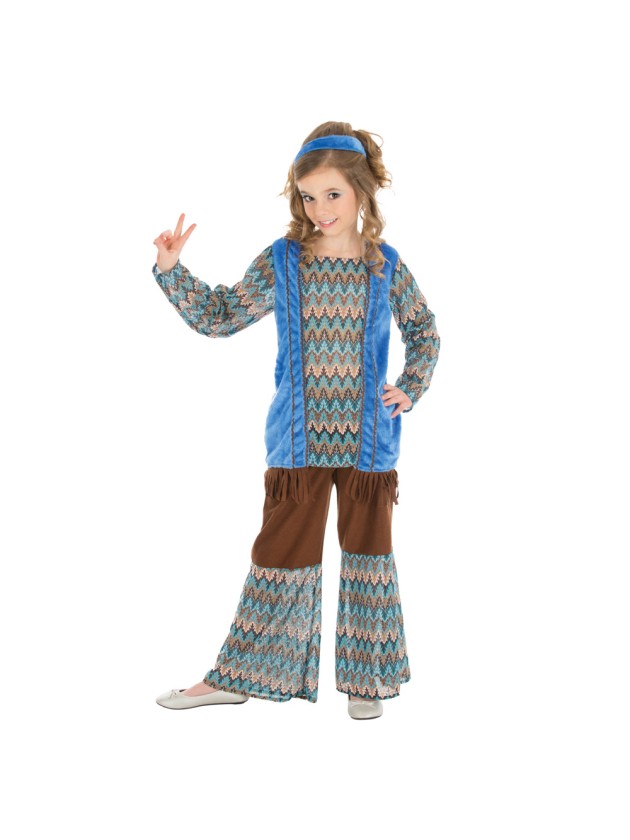 BLUE VINTAGE HIPPIE 3 PIECES 140CM