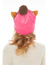 KNITTED CAT HAT 4 ASS ONE SIZE