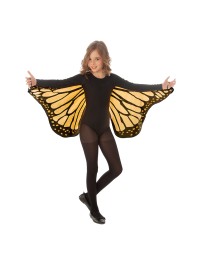 CHILD ORANGE BUTTERFLY WINGS ONE SIZE