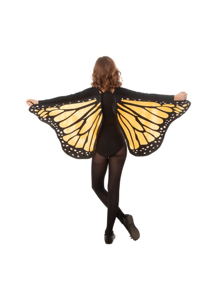 AILES PAPILLON ORANGE ENFANT TU