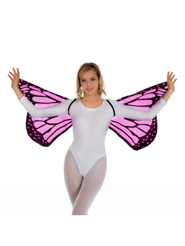 ADULT PINK BUTTERFLY WINGS ONE SIZE