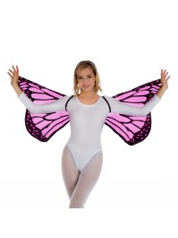 ADULT PINK BUTTERFLY WINGS ONE SIZE