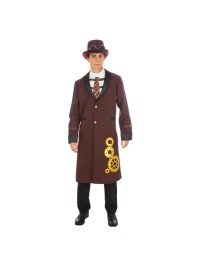 STEAM PUNK MAN SUIT 5 PIECES L