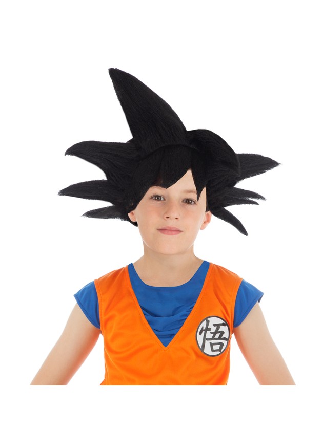 CHILDREN GOKU SAIYAN BLACK DBZ WIG - DRAGON BALL Z © 