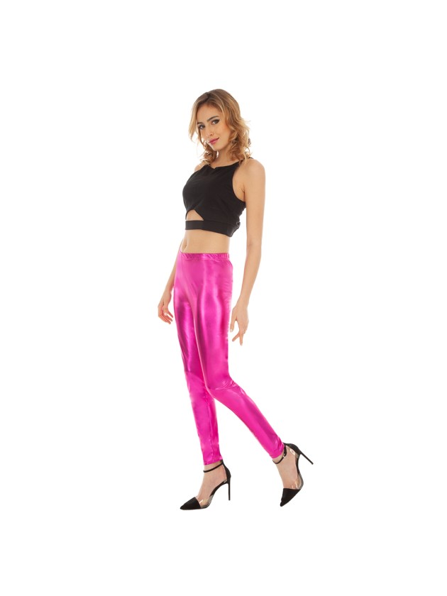 SHINY PINK PANT S-M