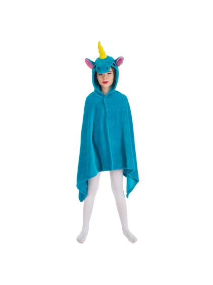 BLUE UNICORN CAPE CHILD 