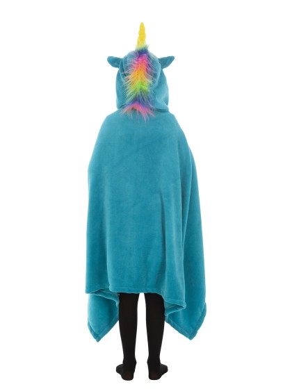 BLUE UNICORN CAPE CHILD 