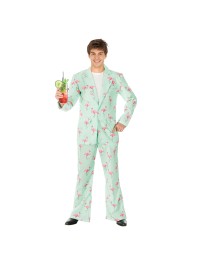 FLAMINGO DISCO PANTS AND SUIT 2 PIECES M