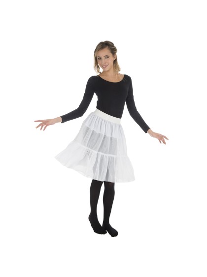 WHITE PETTICOAT L-XL