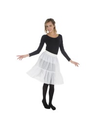 WHITE PETTICOAT S-M